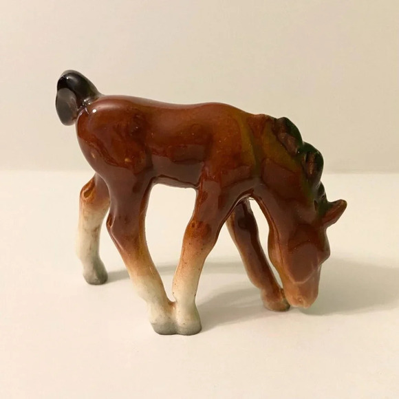 Vintage Small German Horse Figurine 2.5 Inch Long Made in Germany Figure - Picture 3 of 13